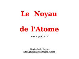 Noyau-Atome
