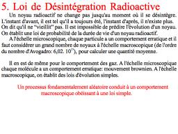 Loi de désintégration