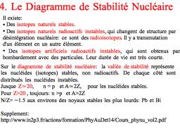 Stabilité nucléaire